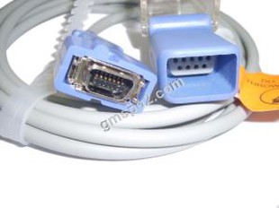 ネルコア オキシマックス DOC 10 Spo2 アダプター ケーブル、チャレンジャーセイコーヘッドプリンター 14 ピン オス 3 M で使用-> DB9F