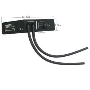 新生児#2耐久性のあるナイフカフ、ガスバッグなしで4.2-7.1cmのアームの周り。