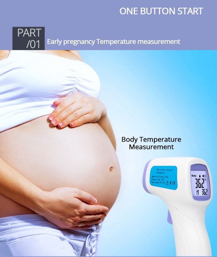 Medical Baby Adult Infrared Thermometer Children Human Body Forehead Temperature Fever IR Ear Health Non Contact Remote Sensor