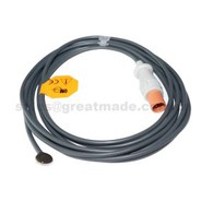 HP適合アダルト/チャイルドスキン表面温度プローブ、L = 3m、12mm