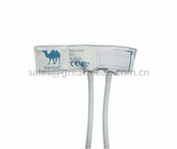 新生児#2使い捨てカフ、4-8cmアーム周り、ライトブルー、デュアルチューブ付きホワイト