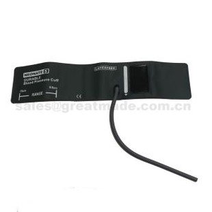 新生児#5シングルチューブニブカフ、8.9-15cmアーム周り、ガスバッグなし